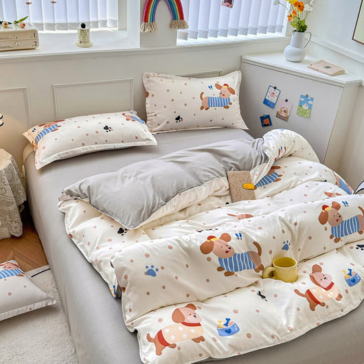 Sábanas de Algodón Puro Minimalistas para Cama - Image 21