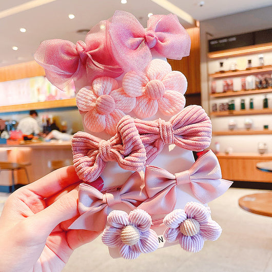 Clip de Cabello con Moño Floral para Niñas - Diseño Princesa Hada - Image 55