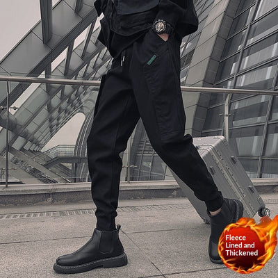 Pantalones Cargo Slim Fit Forrados en Fleece con Bajo Ajustable - Image 6
