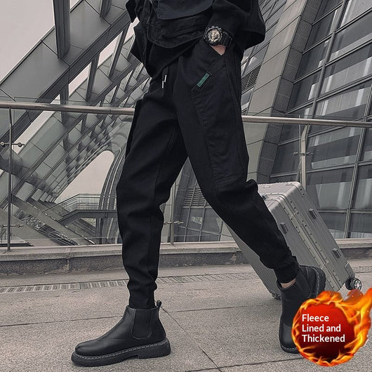 Pantalones Cargo Slim Fit Forrados en Fleece con Bajo Ajustable - Image 6