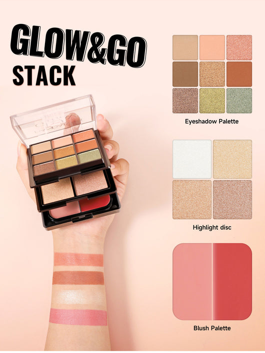 Paleta Multifunción: Sombra, Rubor e Iluminador 3 en 1 - Image 18