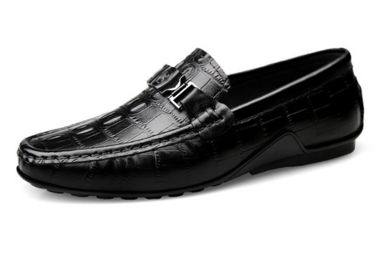 Zapatos Casuales de Cuero para Hombre - Estilo Ejecutivo Minimalista - Image 2