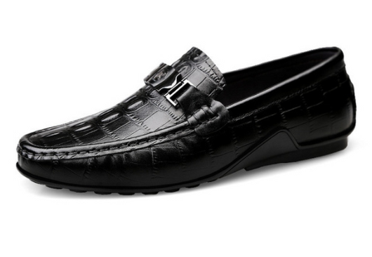 Zapatos Casuales de Cuero para Hombre - Estilo Ejecutivo Minimalista - Image 2