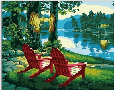 Kit de Pintura Digital Estilo Lakeside para Crear en Casa - Image 6