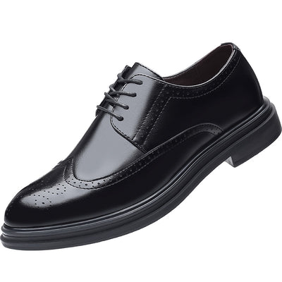 Zapatos de Cuero Oxford Estilo Británico para Hombre - Elegancia Profesional - Image 5