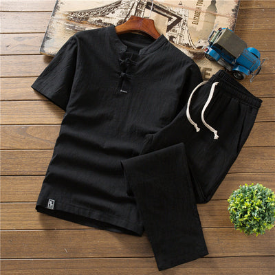 Conjunto de Pantalón y Camiseta Casual para Hombre - Image 4
