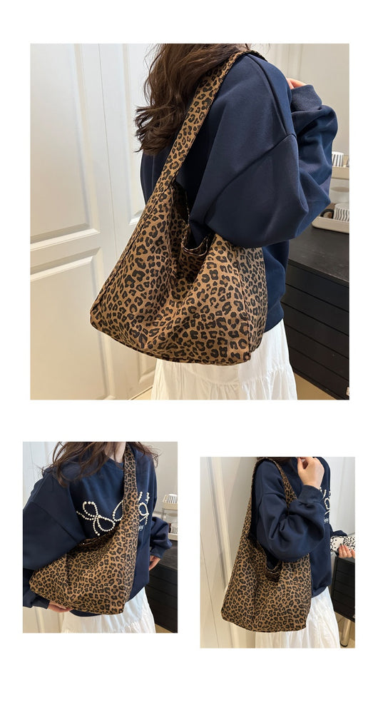 Bolsa de Gran Capacidad con Estampado de Leopardo para Mujer - Image 25