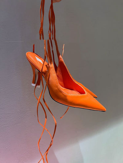 Sandalias de Tacón Alto con Punta Afilada y Tira al Tobillo - Diseño Europeo Exclusivo - Image 24