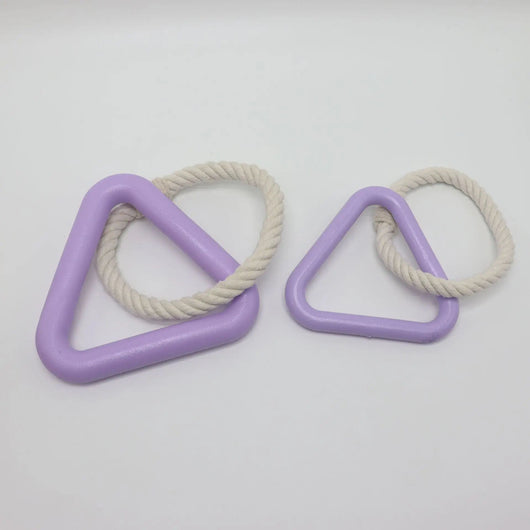Juguete Interactivo de Cuerda para Perros - Anillo Triangular Resistente a Mordidas - Image 12