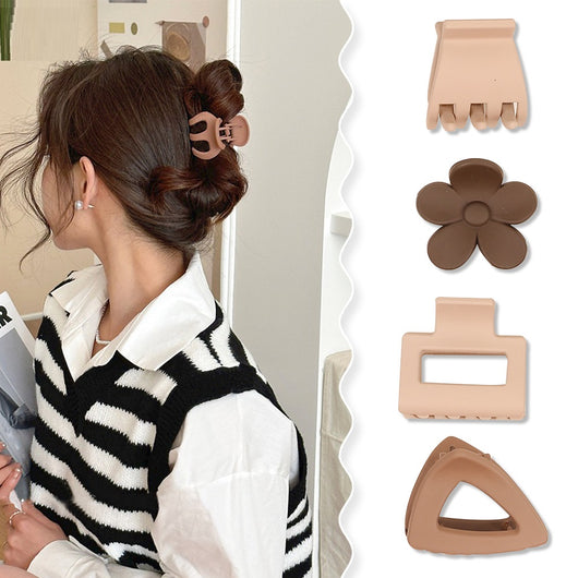 Set de Tres Pasadores de Cabello Tonos Café - Accesorios para Moños - Image 8