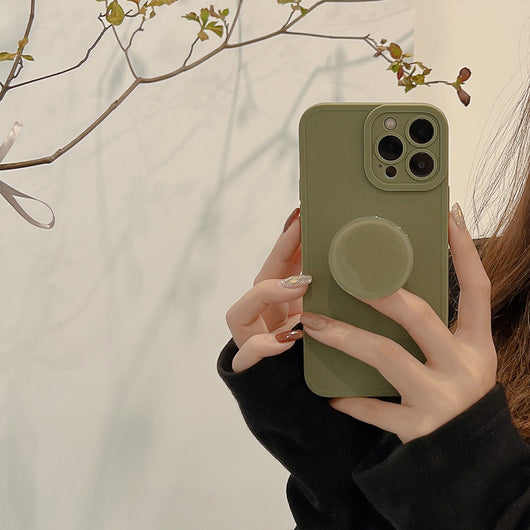 Funda Retro Minimalista para Celular con Soporte Integrado - Image 7