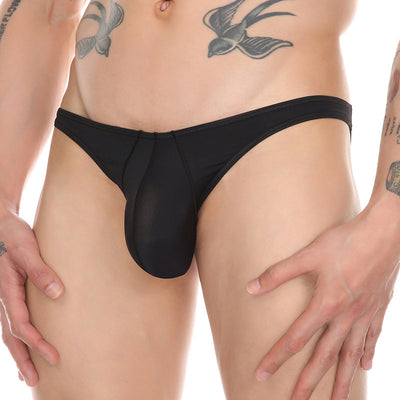 Pantalones Ajustados de Seda Helada en Colores Lisos para Hombre - Image 4