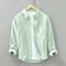 Camisa Oxford Casual de Rayas para Hombre - Corte Relajado y Manga Larga