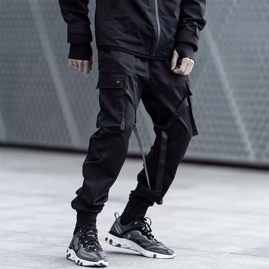 Pantalones Casuales con Múltiples Bolsillos y Cordón Ajustable - Image 9