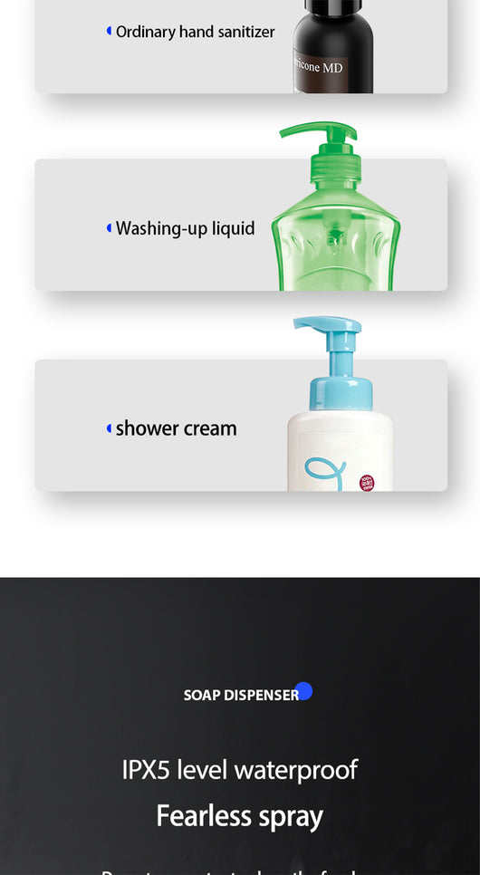 Dispensador de Espuma Automático Montable en Pared para Cocina y Baño - Image 8