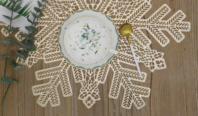Tapete de Cocina Navideño Copos de Nieve - Image 8