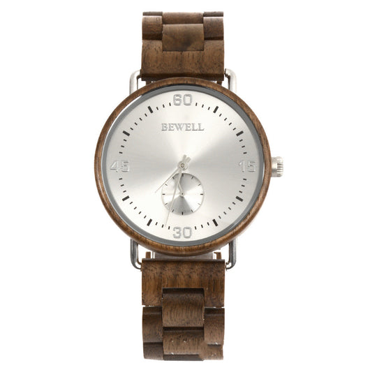 Reloj de Madera para Hombre con Fondo de Acero y Forro Interior - Image 10