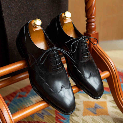 Zapatos Brogue de Cuero para Hombre - Calzado Formal Ejecutivo