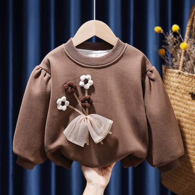 Suéter Acolchado para Niñas con Forro Polar - Image 4
