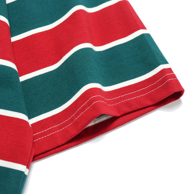 Playera Retro Japonesa a Rayas Oversized Manga Corta - Image 10