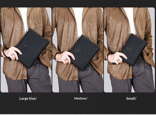 Clutch Personalizado de Textura Tejida con Diseño Minimalista y Gran Capacidad - Image 31
