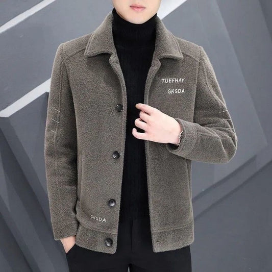 Abrigo de Lana Corto para Hombre - Chaqueta Acolchada Otoño Invierno - Image 2