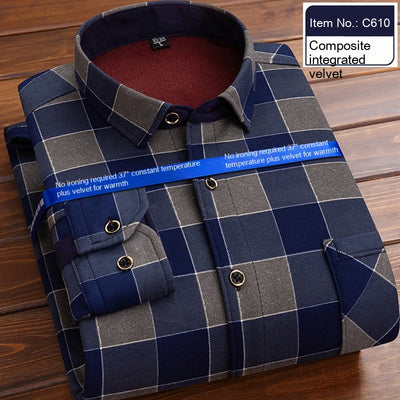 Camisa Térmica Acolchada a Cuadros para Hombre - Image 5