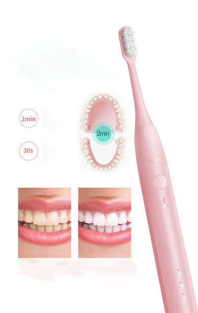 Cepillo de Dientes Eléctrico Ultrasónico Moemi con Cerdas Suaves para Adultos - Image 14