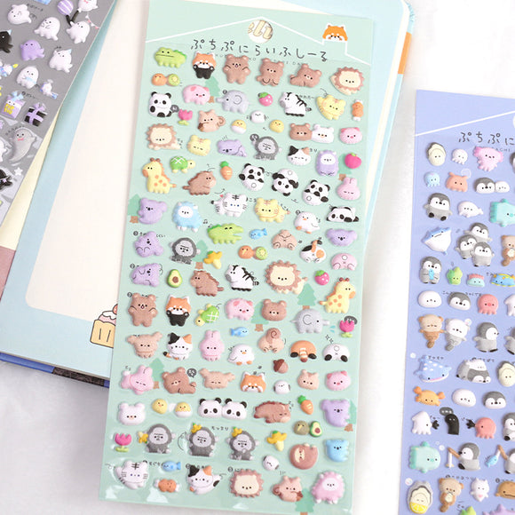 Funda para Teléfono con Pegatinas de Animales de Espuma 3D DIY