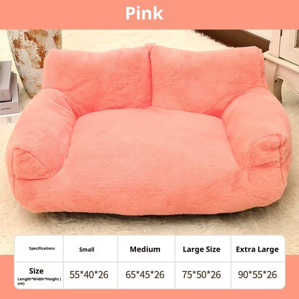 Sofá Cama Felpa Extragrande para Mascotas y Conejos - Image 6