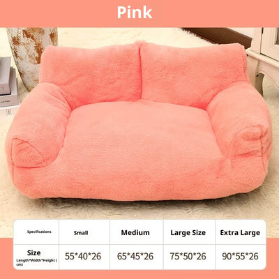 Sofá Cama Felpa Extragrande para Mascotas y Conejos - Image 6