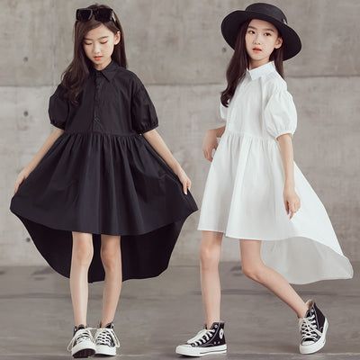 Vestido Camisero de Manga Corta para Verano - Diseño Clásico con Solapa