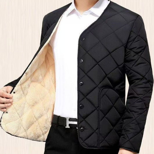 Chamarra de Algodón con Forro Polar para Hombre
