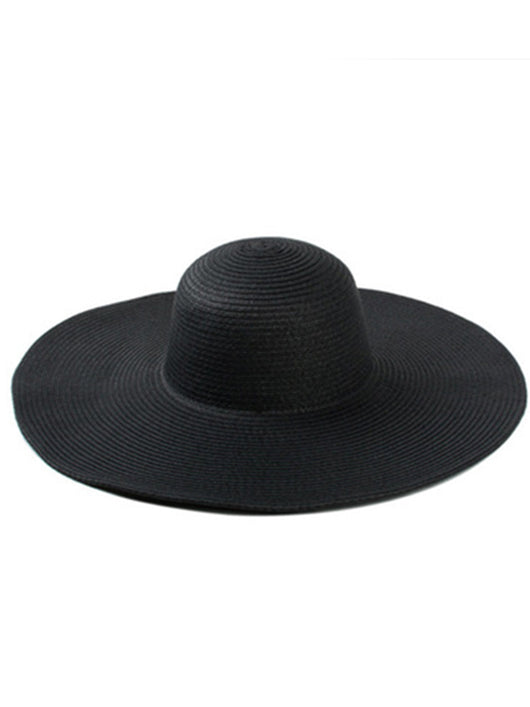Sombrero de Paja Protector Solar Coreano - Ideal para Playa y Paseos de Verano - Image 16