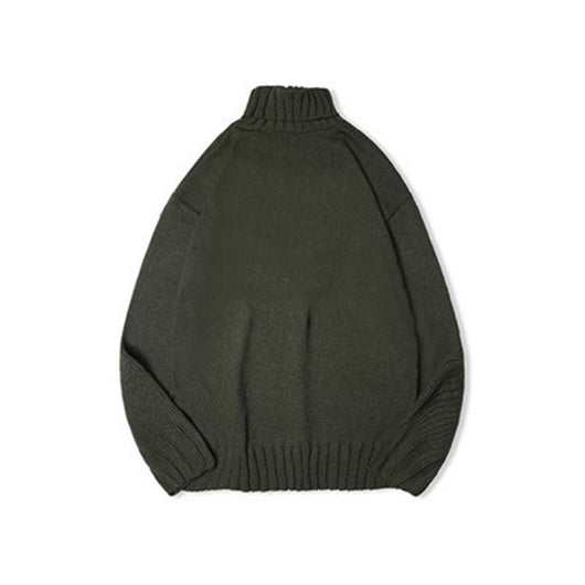 Suéter Cuello Alto Ajustado para Hombre y Adolescente - Tejido Cálido Invierno - Image 9