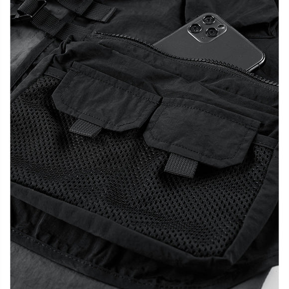 Chaqueta Cargo Multipocket con Mangas Largas