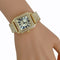 Reloj para Mujer con Diamantes Completos Pulseras Juego Cuadrado Estrella Cielo
