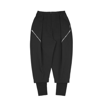 Pantalones Harem Casuales para Hombre con Entrepierna Oscura - Image 8