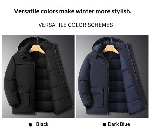 Chaqueta Gruesa para Hombre con Capucha Desmontable - Image 13