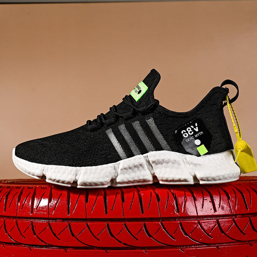 Tenis Casual Running Suela Suave Blanco Tendencia - Image 5