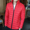 Chaqueta Acolchada Cuello Alto Slim Fit - Abrigo Cálido para Invierno