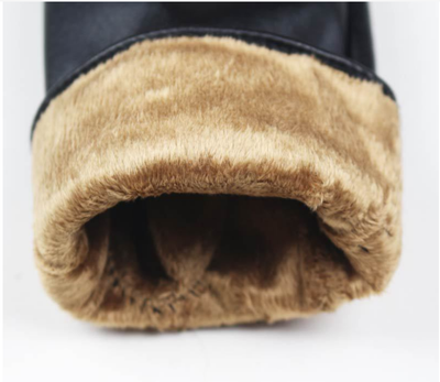 Guantes de Cuero Grueso para Mujer - Cálidos y Elegantes - Image 8