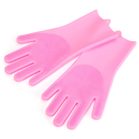 Guantes de Baño para Mascotas con Cepillo Incorporado y Protección Antirasguños - Image 12
