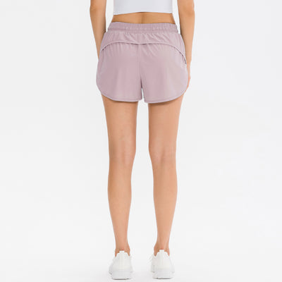 Shorts Deportivos Falsa Dos Piezas con Bolsillos para Mujer - Image 13