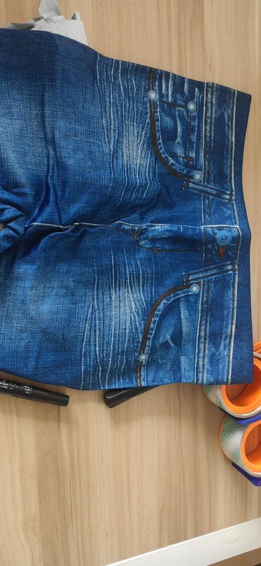 Pantalones Vaqueros Skinny Talle Alto Elásticos con Bolsillos Simulados - Image 8