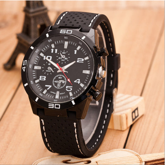 Reloj Deportivo para Hombre con Correa de Diseño Automovilístico - Image 4