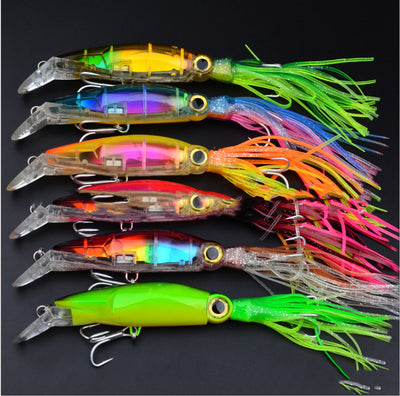 Señuelo de Calamar Plástico para Pesca con Cebo - Image 5