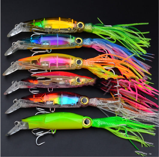 Señuelo de Calamar Plástico para Pesca con Cebo - Image 5