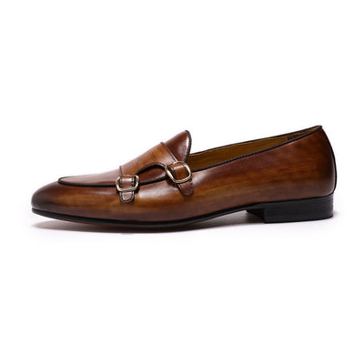 Zapatos de Cuero para Hombre con Doble Hebilla - Piel Genuina Premium - Image 22