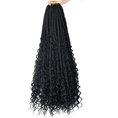 Cabello Trenzado Africano de Fibra Sintética - Trenzas de Ganchillo de 3 Hebras - Image 12